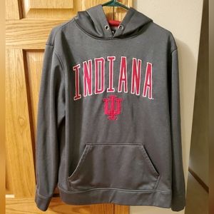 Top Of The World Indiana University Hoosier Men's Medium Gray Hoodie Sweatshirt